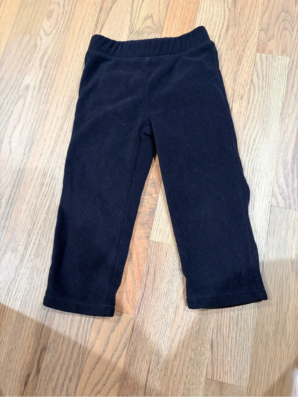 The Children’s Place toddler girl warm black fleece sweatpants